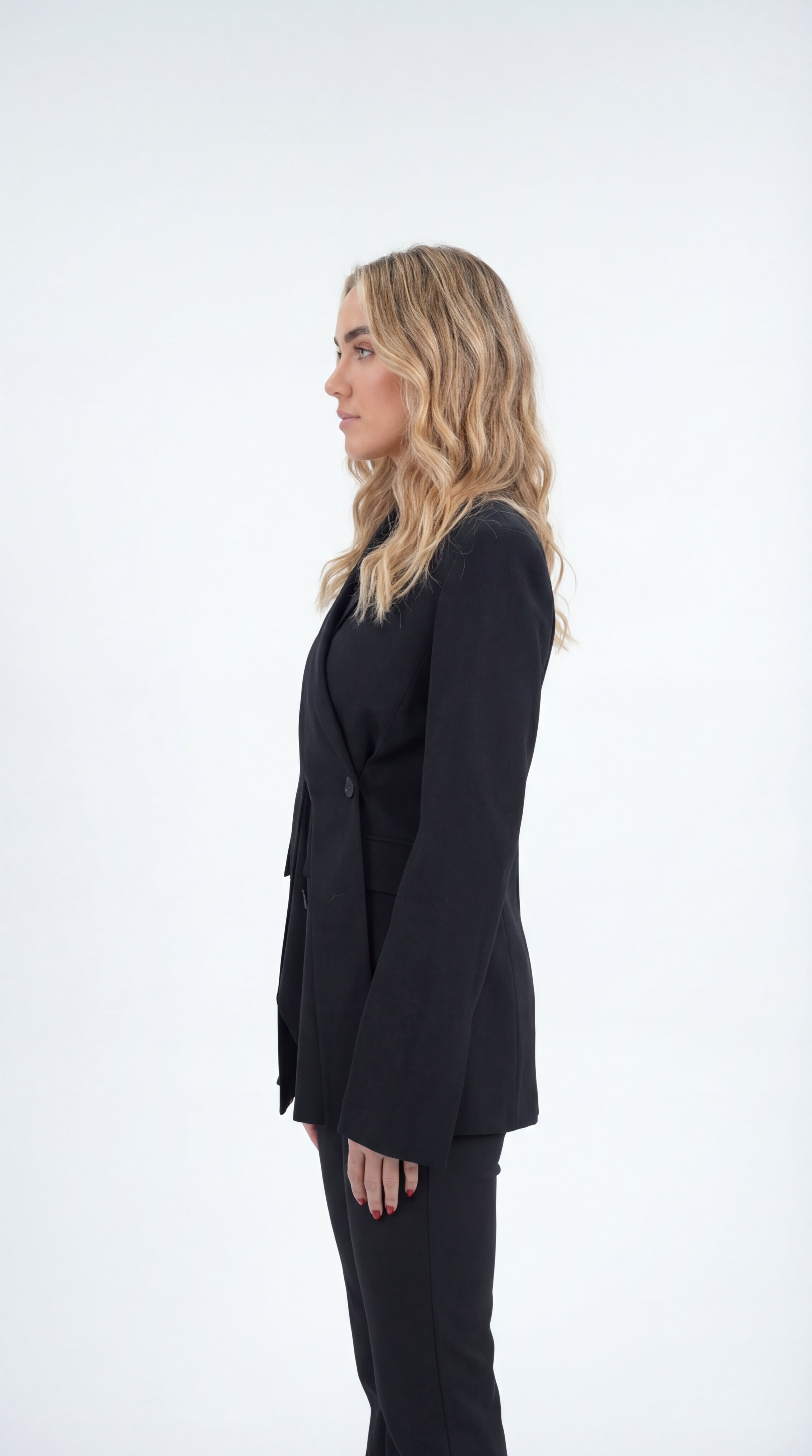 Blazer met knoopdetail