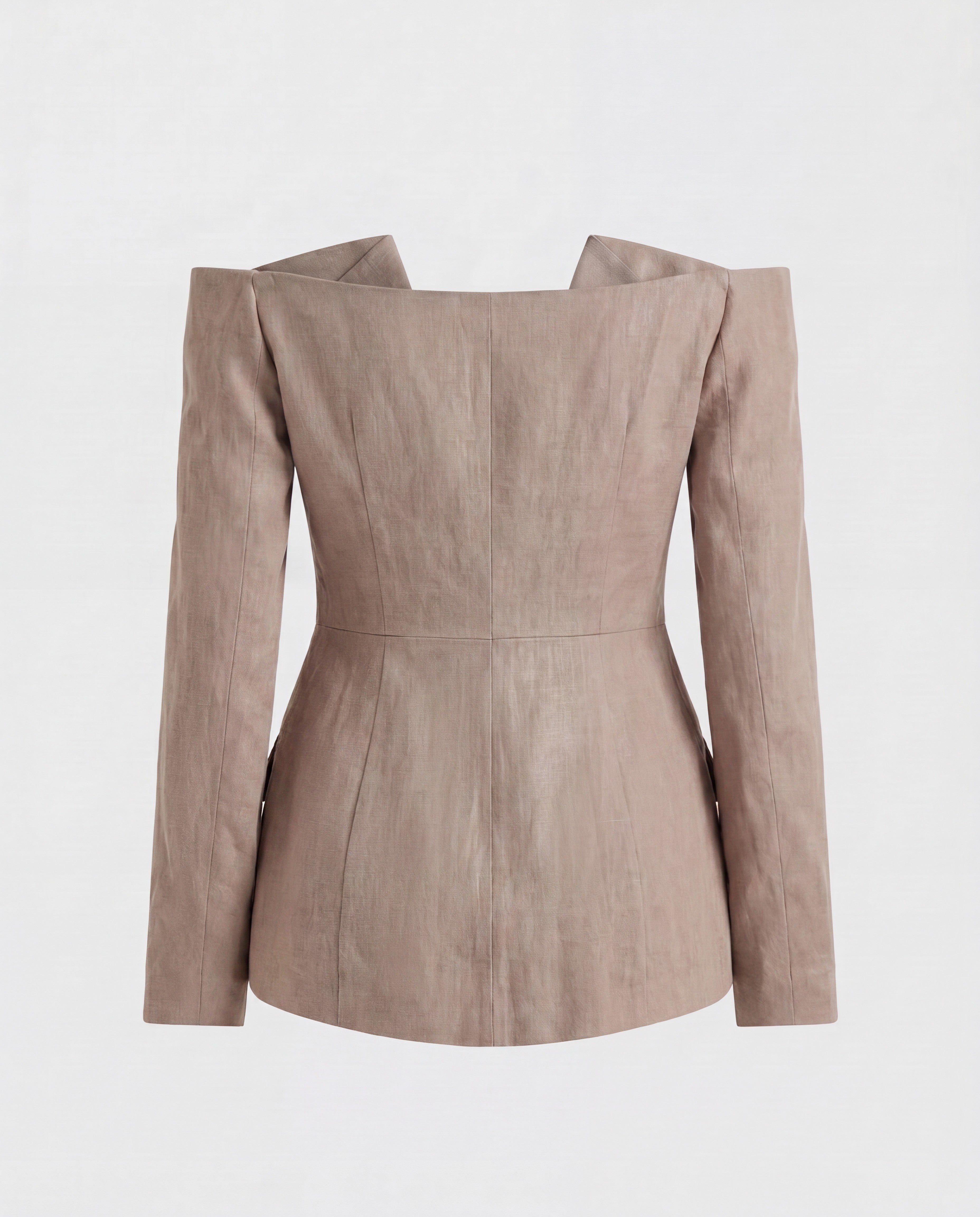 Strapless Linnen Blazer